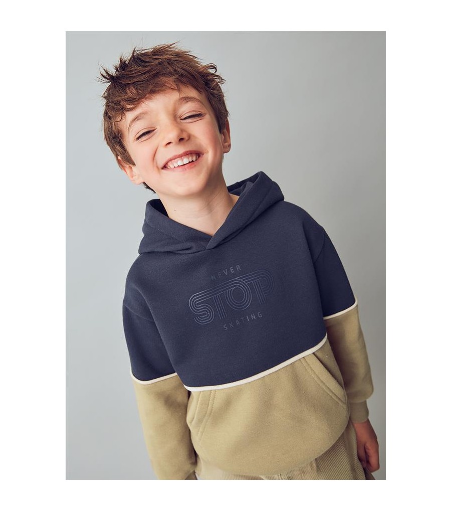 Sudadera contraste niño 4410