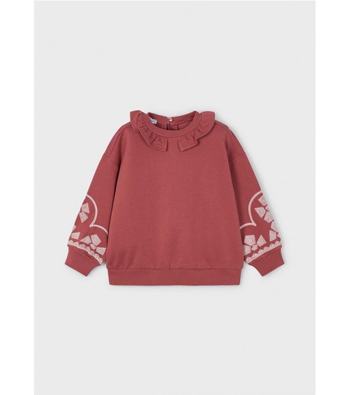 Sudadera cuello volante niña 4430