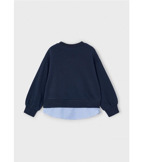 Sudadera combinada niña 4435