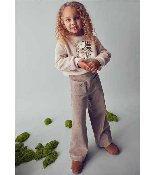 Pantalón punto pana niña 4575