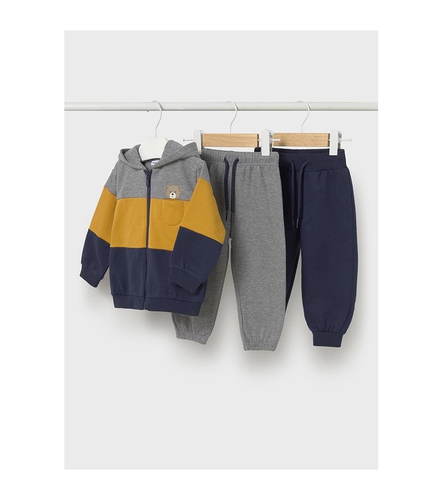 Chándal 3 piezas tricolor...