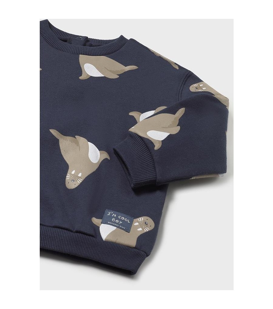 Sudadera estampada bebé 2417 2