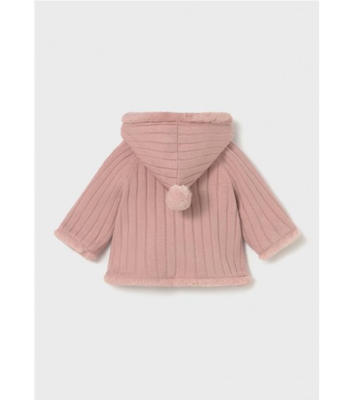Chaqueta tricot con pelo recién nacida 2333