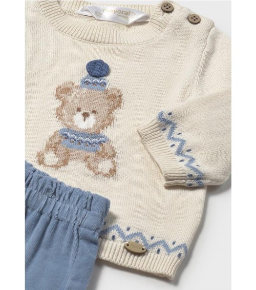 Conjunto pantalón y jersey recién nacido 2580
