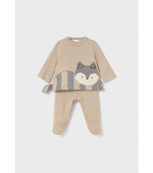 Conjunto polaina y jersey animalito recién nacida 2558