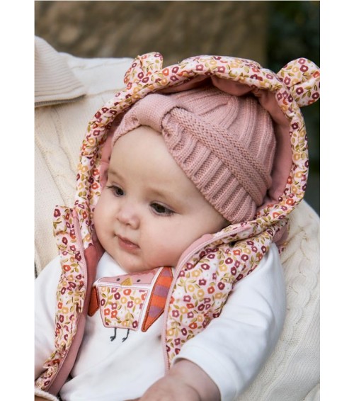 Set gorro y manoplas recién nacida 9930