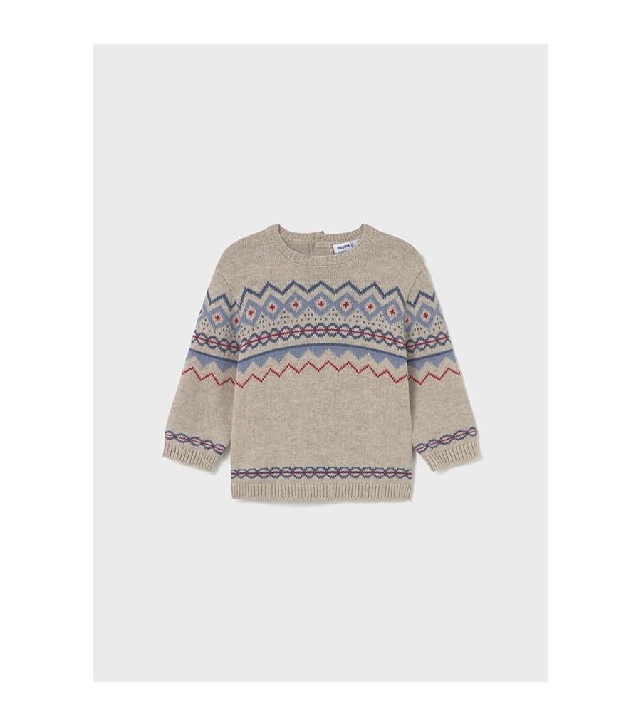 Jersey motivo jacquard bebé 2344