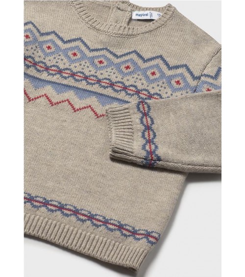 Jersey motivo jacquard bebé 2344