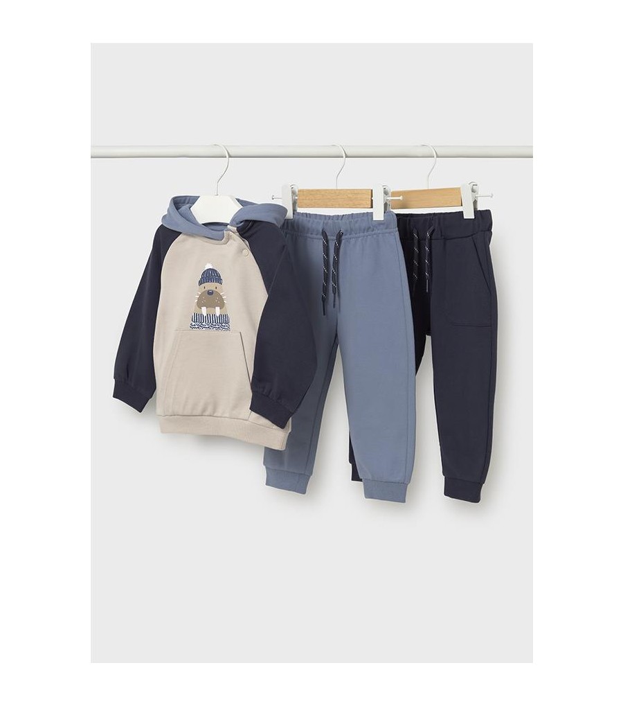 Chándal 2 pantalones combinado bebé 2835