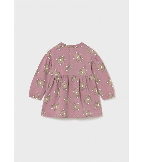 Vestido felpa estampado bebé 2916