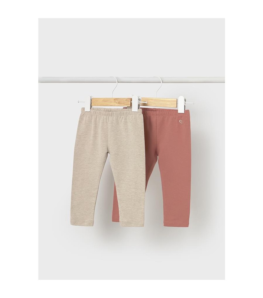 Set 2 leggings básicos bebé...