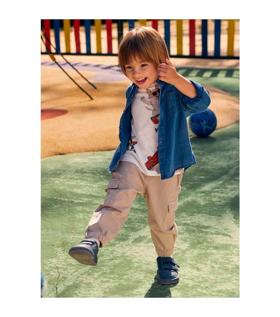 Pantalón cargo bolsillos bebé 2506 Pantalón cargo bolsillos bebé 2506