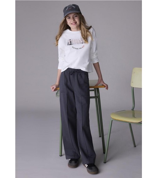 Pantalón acampanado chica 7579