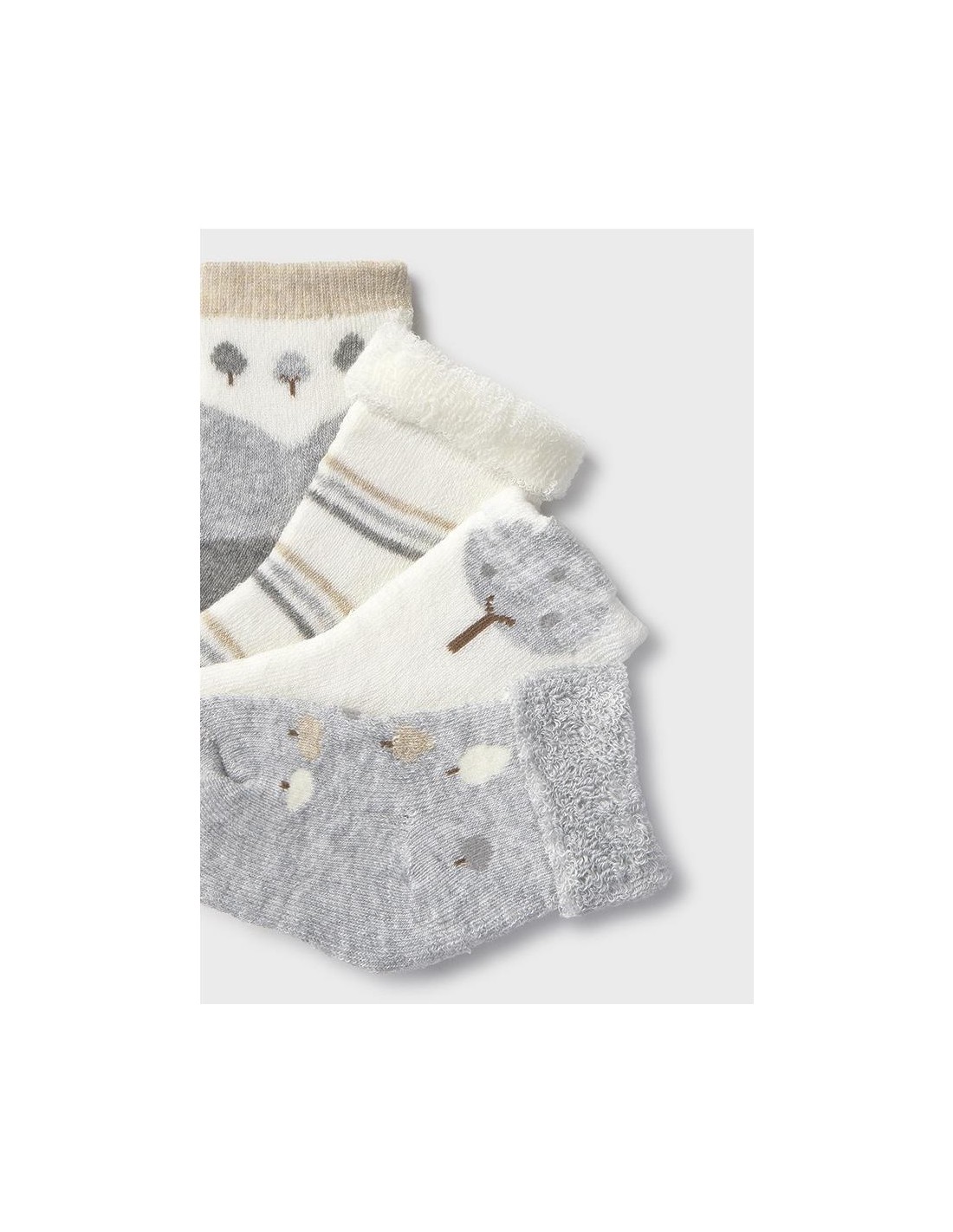 Set 4 calcetines recién nacido 9917 Set 4 calcetines recién nacido 9917
