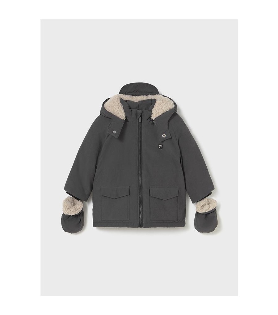 Chaquetón con manoplas bebé...