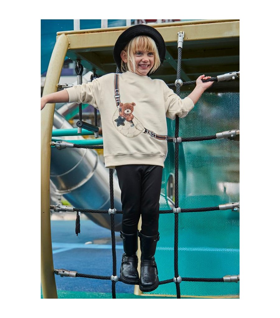 Conjunto legging y sudadera osito...