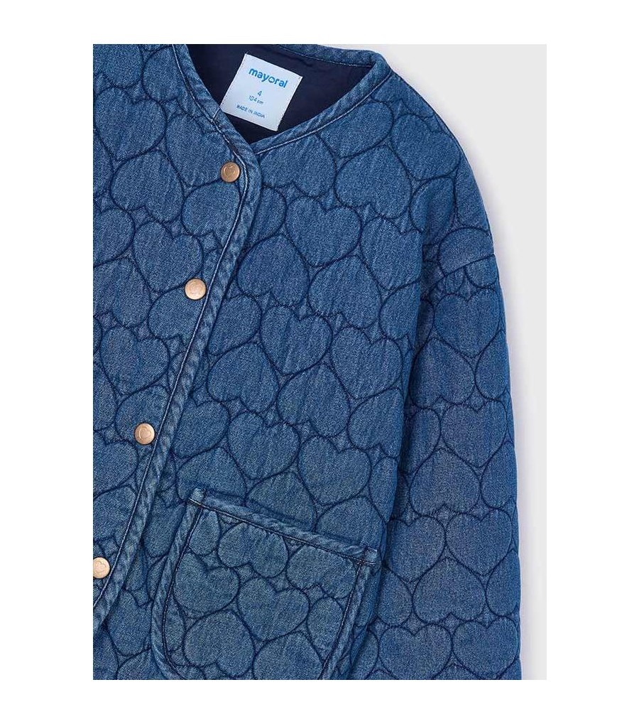 Chaquetón vaquero corazones... 2