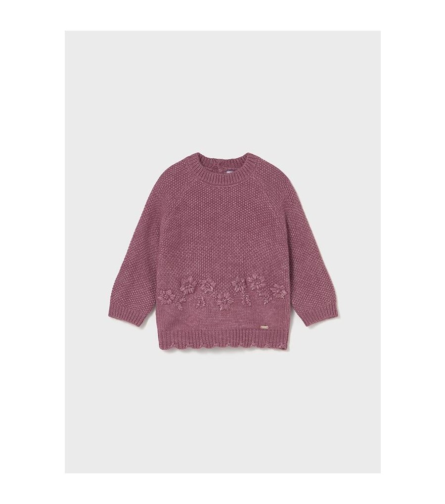 Jersey flores bordadas bebé 2352