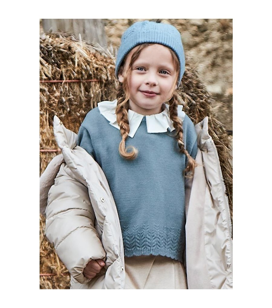 Jersey punto liso niña 4302