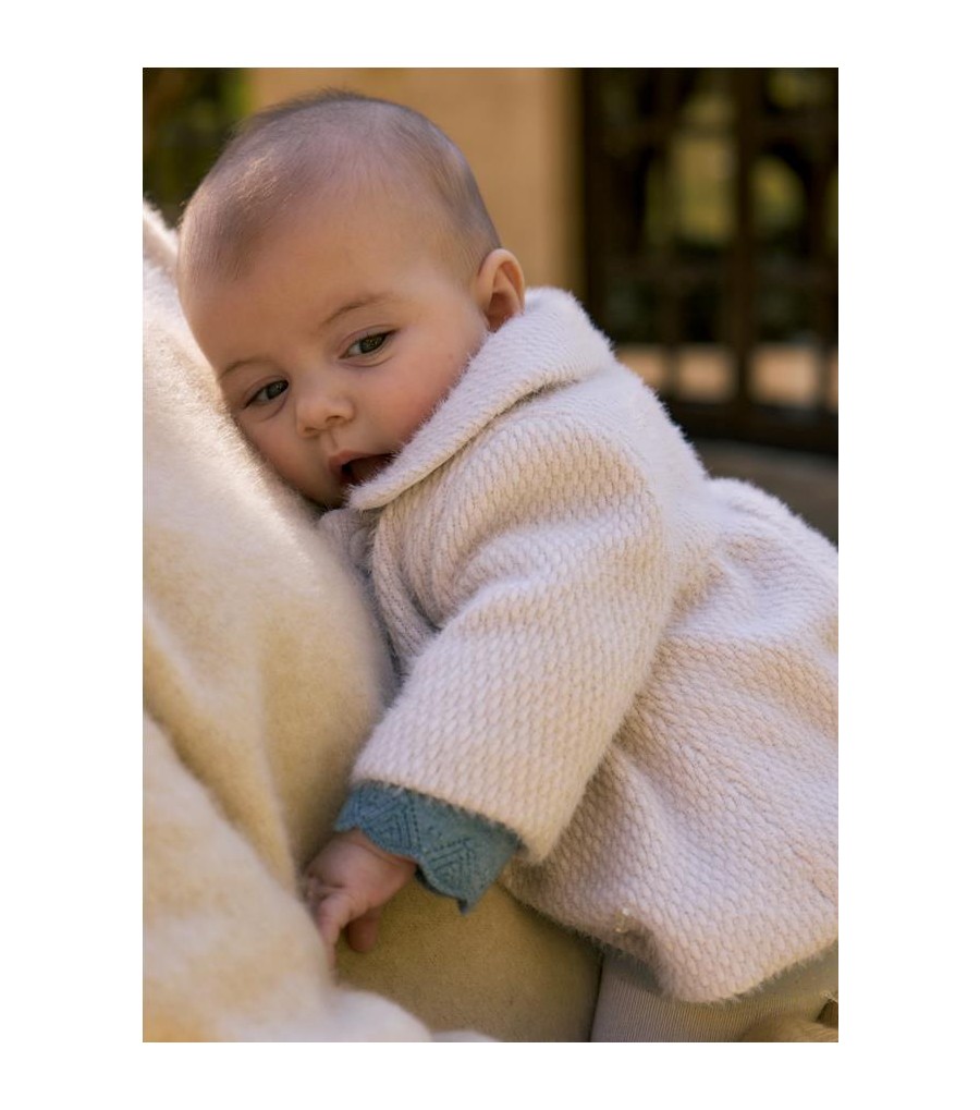 Abrigo rizo recién nacida 2401