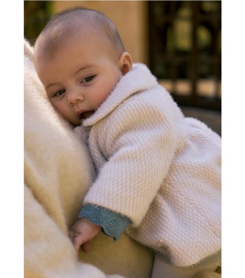 Abrigo rizo recién nacida 2401