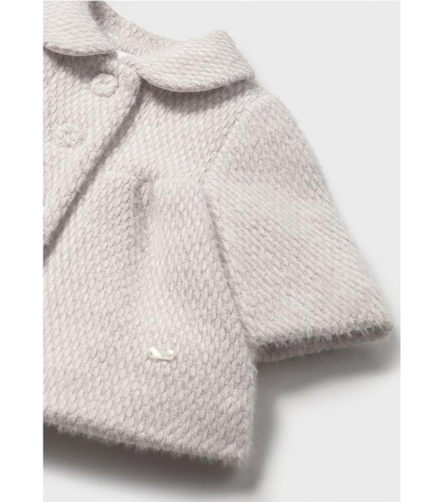 Abrigo rizo recién nacida 2401