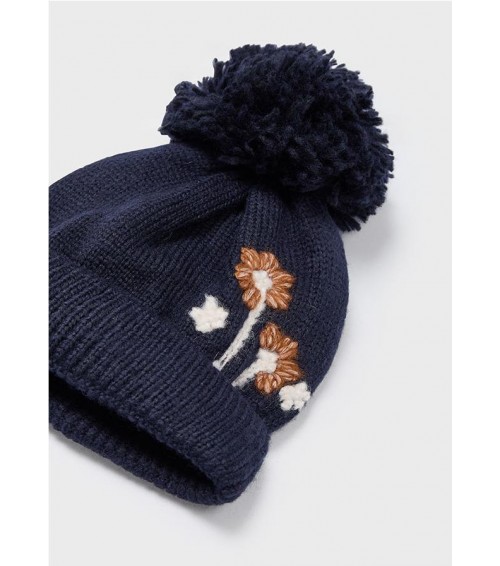 Conjunto 3 piezas bufanda flores niña 10110