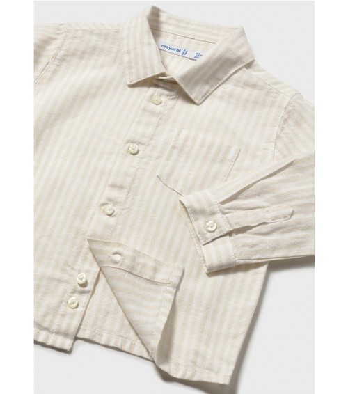 Camisa manga larga lino bebé 1118