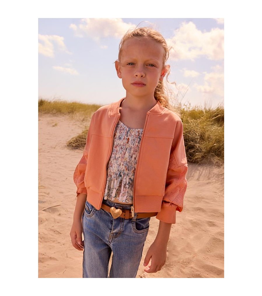 Sudadera cremallera niña 3456