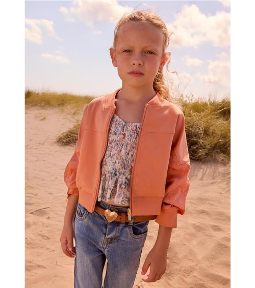 Sudadera cremallera niña 3456