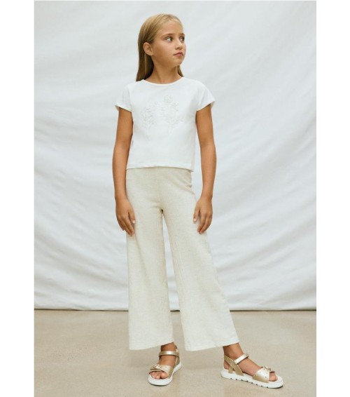 Pantalón largo con lino chica 6547