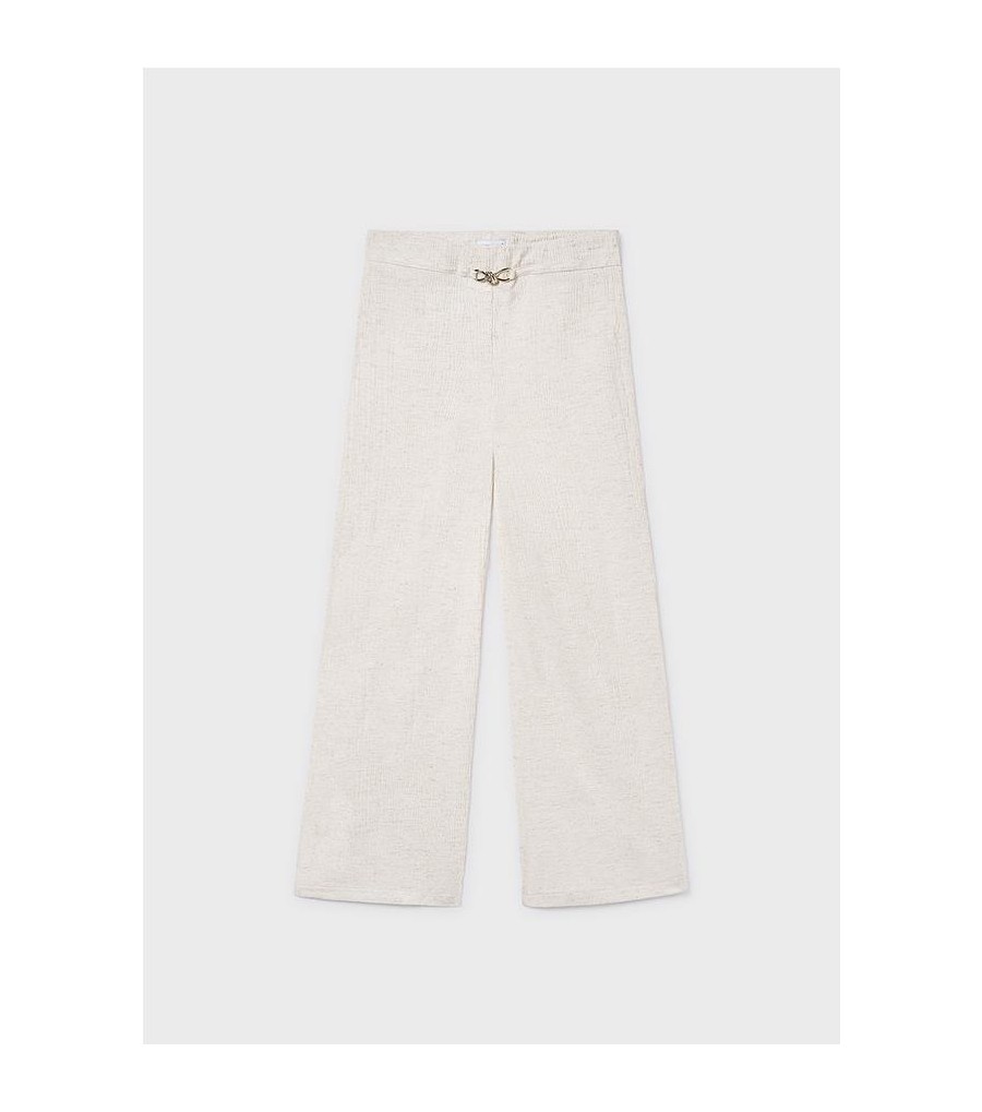 Pantalón largo con lino... 2