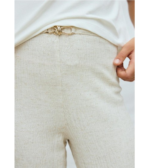 Pantalón largo con lino chica 6547