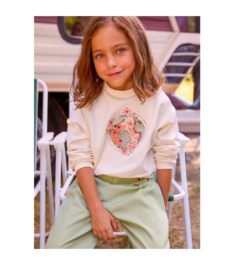 Sudadera gráfica niña 3448