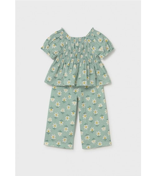 Conjunto pantalón y blusa estampada bebé 1513