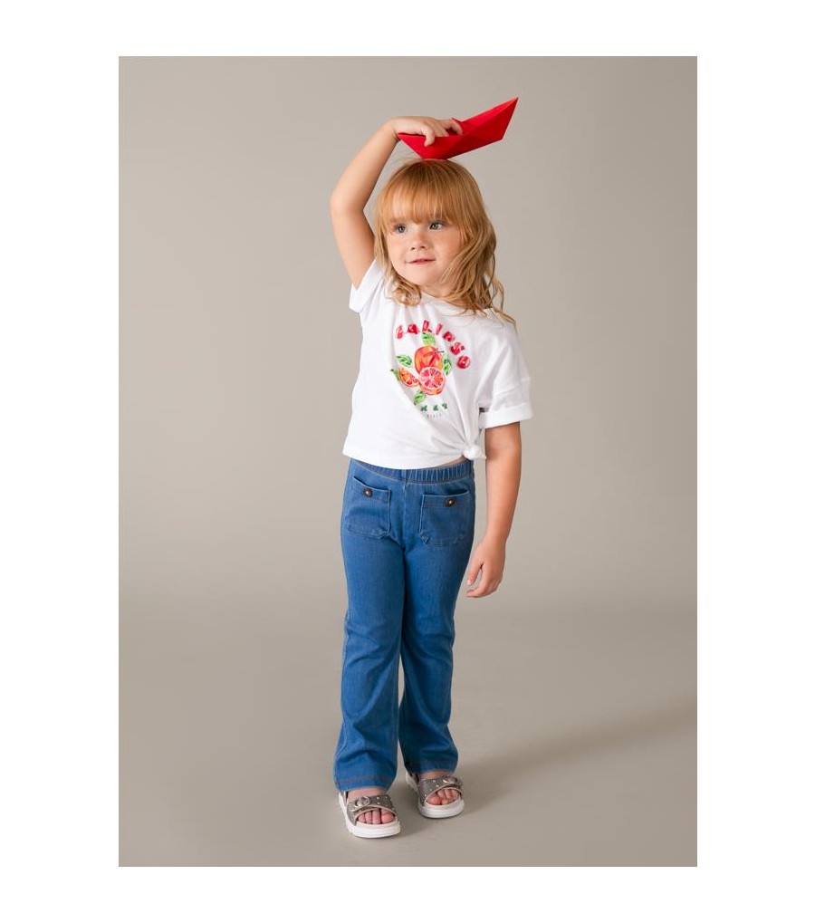 Legging flare bolsillos...