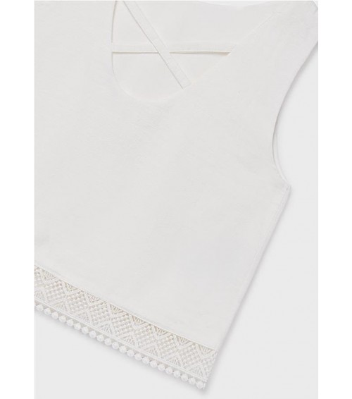 Blusa cinta bordada chica 6157