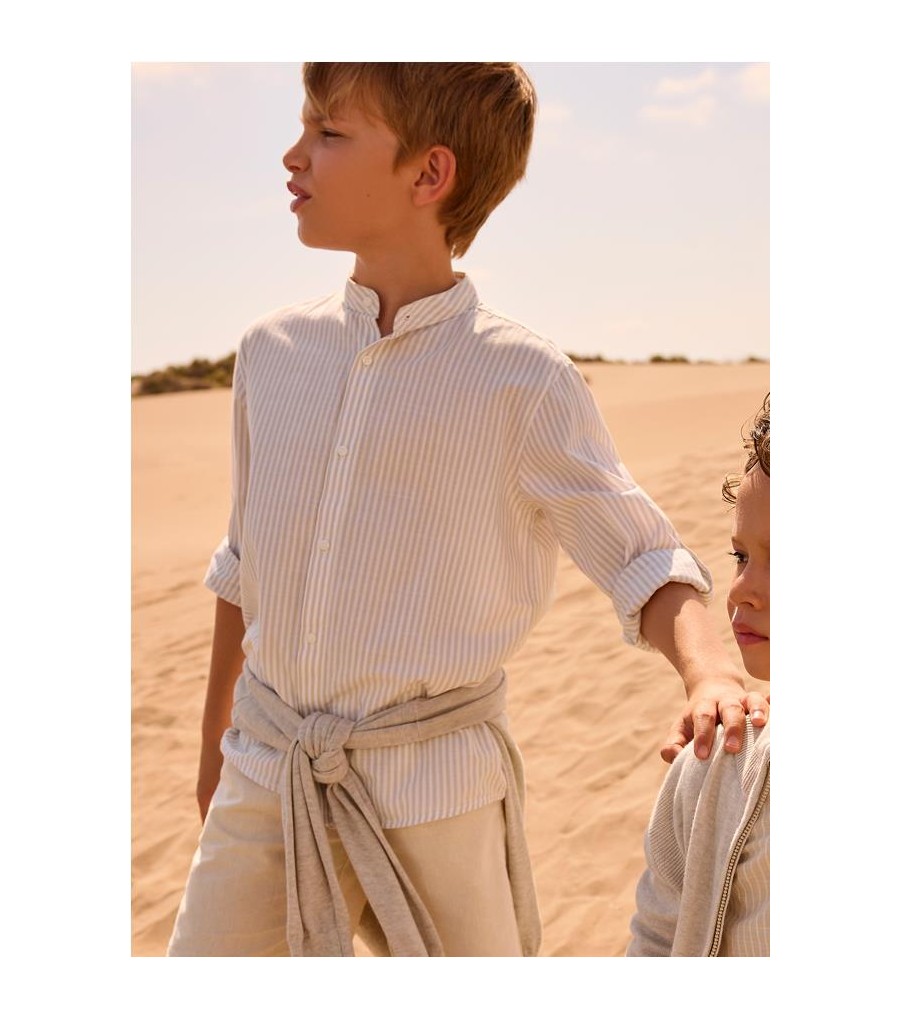 Camisa manga larga cuello...