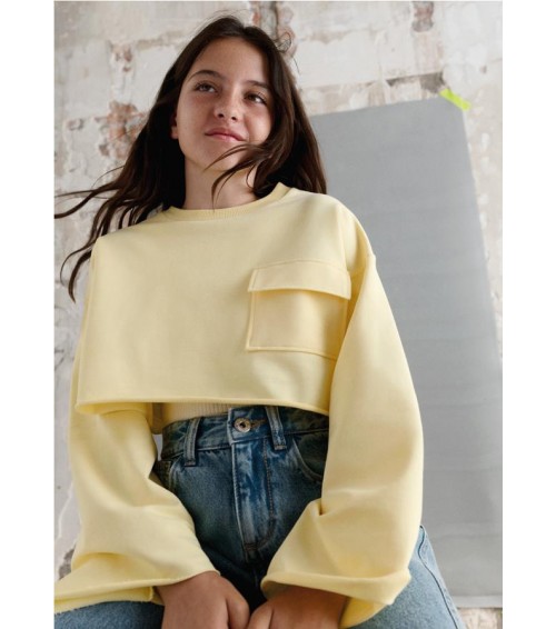 Sudadera y top chica 6402