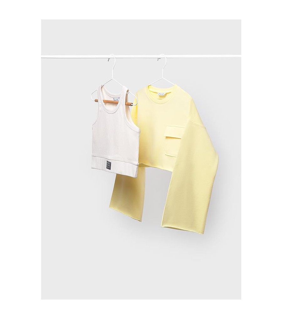 Sudadera y top chica 6402 2