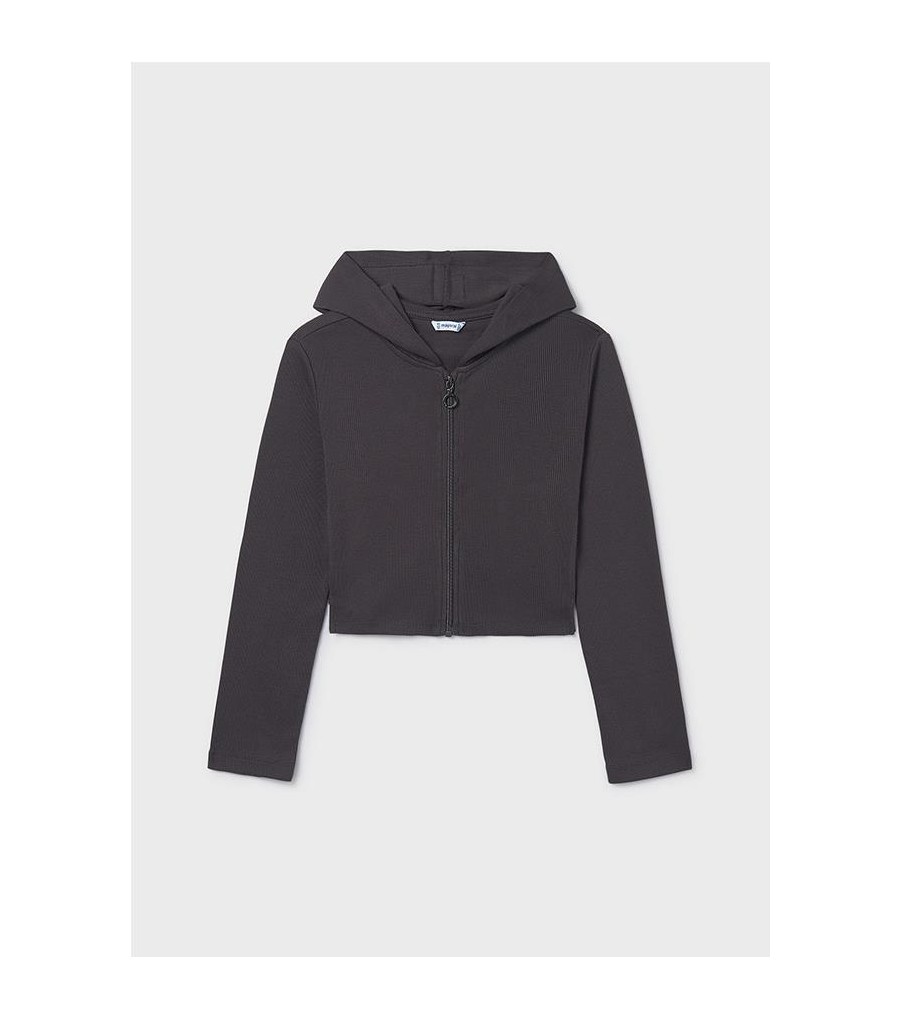 Sudadera cremallera capucha chica 6408