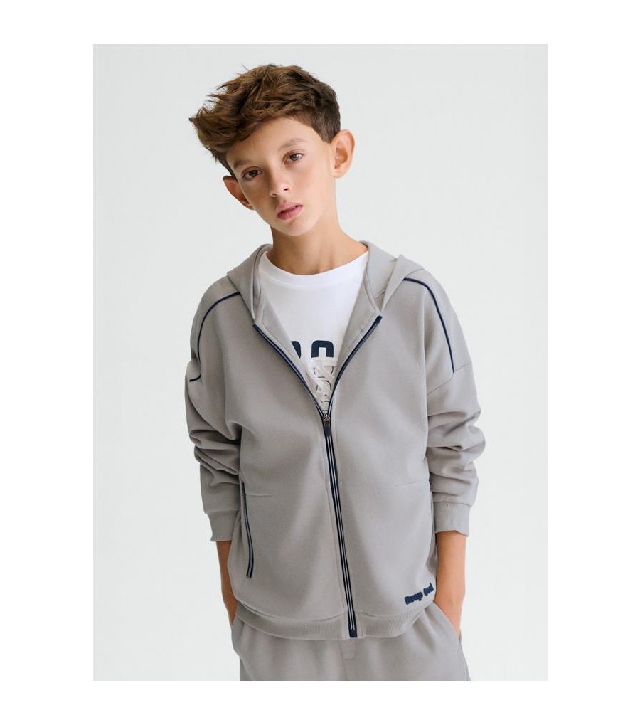 Sudadera cremallera chico 6417