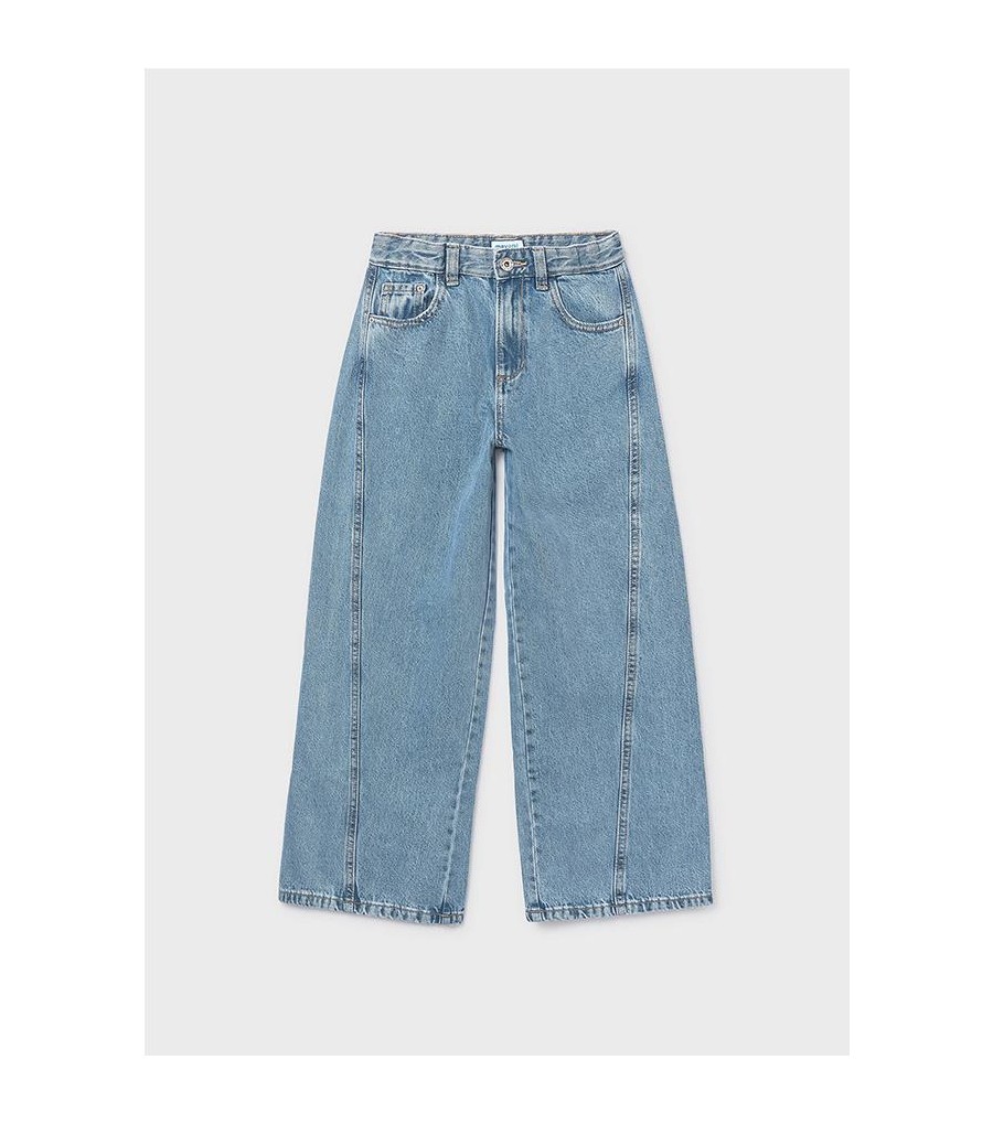 Pantalón largo vaquero wide... 2