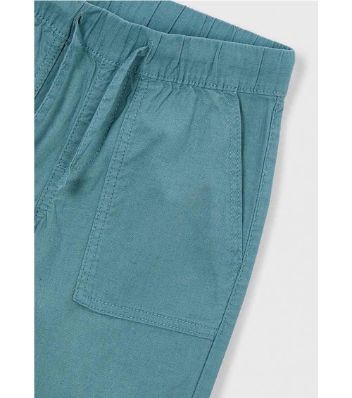 Pantalón largo jogger con lino niño 3575