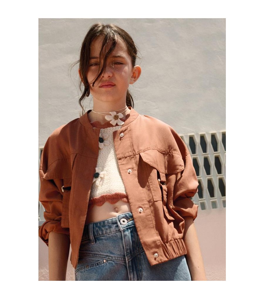 Chaqueta hebillas chica 6404