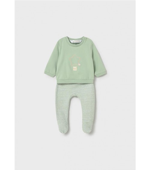 Conjunto polaina y sudadera recién nacido 1599