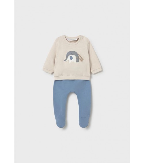 Conjunto polaina y sudadera recién nacido 1599