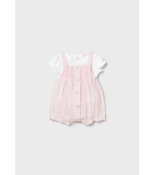 Conjunto peto y camiseta recién nacida 1638