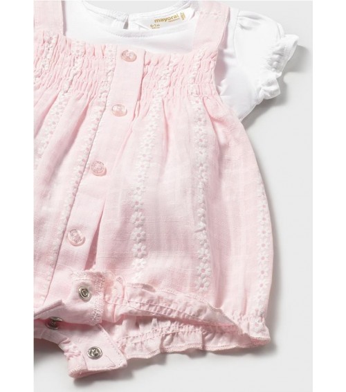 Conjunto peto y camiseta recién nacida 1638