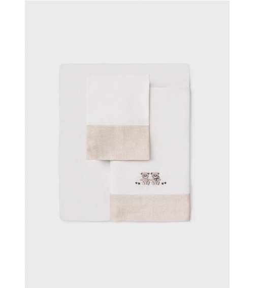 Set de sábanas de cuna bebé 9121